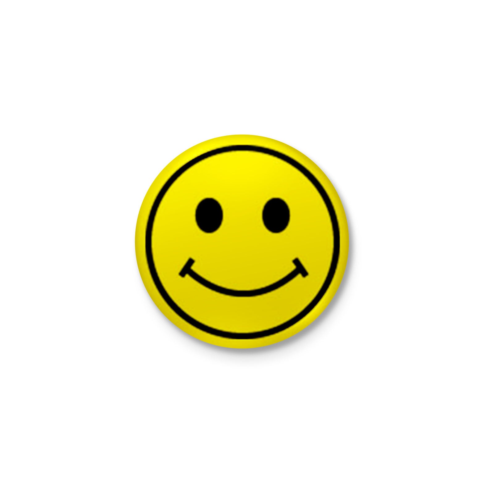 Smiley Face (Yellow) - Button – inspirenow. LLC