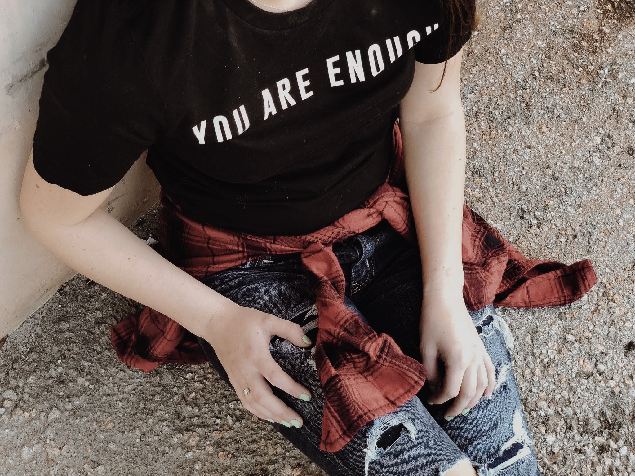 You Are Enough - Hoodie + Tee Lookbook