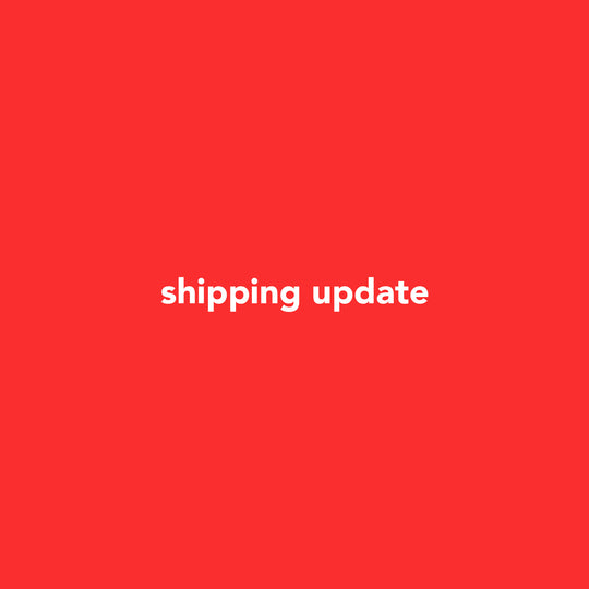 Shipping Update