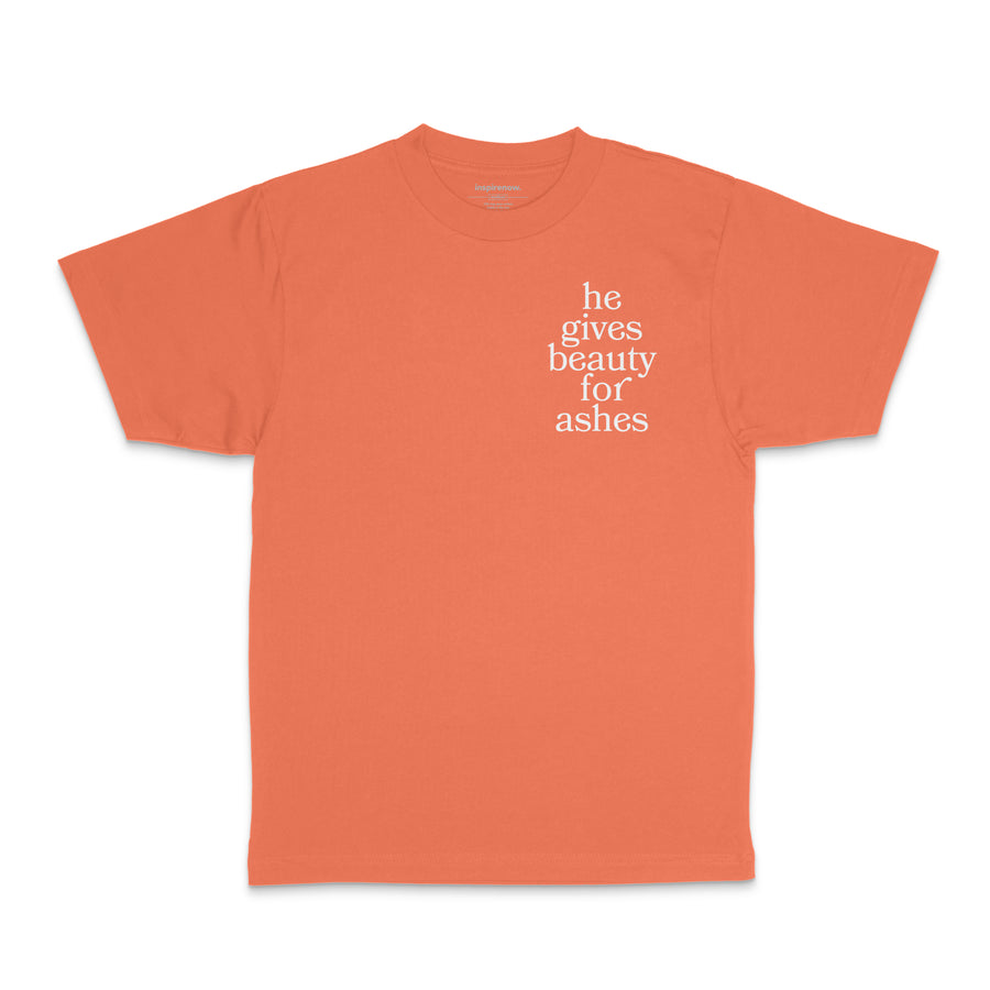 Beauty For Ashes (Coral) - Tee