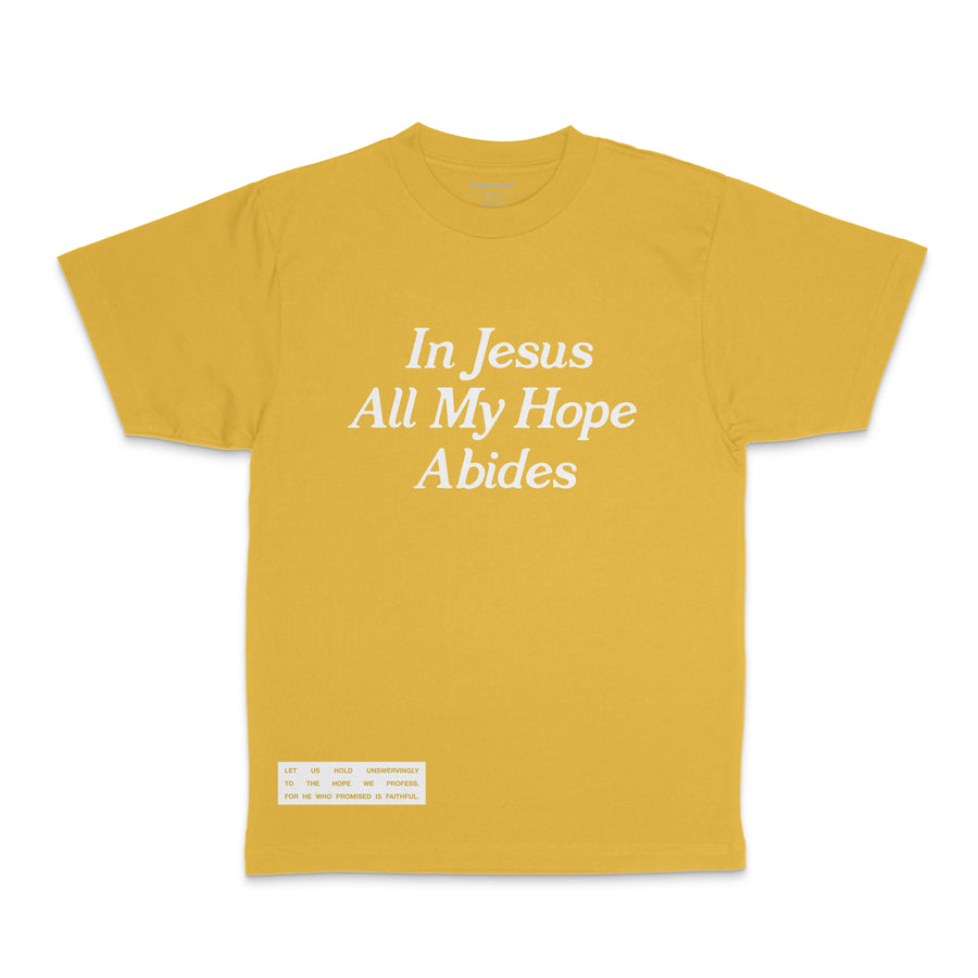 In Jesus All My Hope Abides (Mustard) - Tee