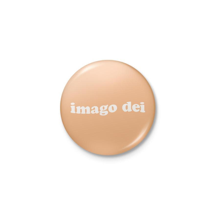 Imago Dei (Light Peach) - Button